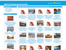 Tablet Screenshot of elgounaproperties.com